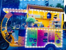 XE 3 BÁNH ĐIỆN BÁN CAFE CỰC CHẤT