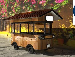  Xe thiết kế mới bên Thái Vân, kích thước 1,6 x 3 m cao 2,6 m , chạy điện
