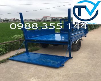 XE BA BÁNH CÓ BỬNG NÂNG HẠ HÀNG