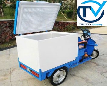 Xe bán kem thùng đông lạnh