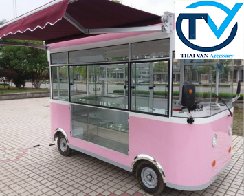 XE BỐN BÁNH BÁN HÀNG LƯU ĐÔNG
