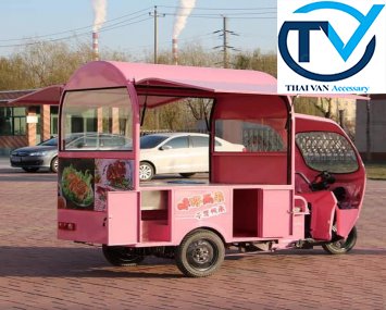 XE ĐIỆN BÁN HÀNG MÀU HỒNG CỤC DỄ THƯƠNG